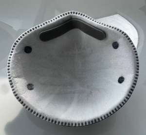 Cup Shape Parti culate Dust Einweg-Industrie-Anti-Smog-Aktivkohle-Maske Atemschutz - Product Image 3