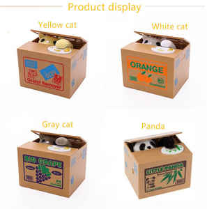 Cajas de dinero de juguete <span class=keywords><strong>divertidas</strong></span> y mágicas, <span class=keywords><strong>Huchas</strong></span>, cajas de dinero ladrón, estola automática, hucha de monedas, caja de ahorro de dinero, regalos creativos para niños - Product Image 2