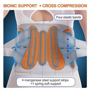FSPG grosir turmalin dapat disesuaikan penopang punggung bawah medis penjepit sabuk pinggang Lumbar tekanan panas untuk pria dan wanita - Product Image 6