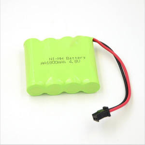 4.8볼트 충전식 모니터 배터리 4.8v 600mAh AAA NI-MH 배터리 팩 - Product Image 2