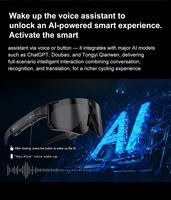 Nouvelle Arrivée 2026 Lunettes Intelligentes IA avec Caméra, Prise en Charge de la Caméra HD 800W, Appels Bluetooth, Musique, Traduction IA