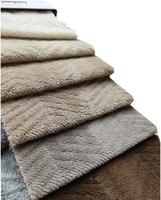Tissu de velours Mohair disponible de différentes tailles de visage de bébé d'écrasement de qualité de luxe lourde pour la tapisserie d'ameublement