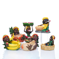Fábrica al por mayor clásico divertido cigarro cigarrillo Cenicero hogar Hotel decoración Jamaica Rasta resina Cenicero