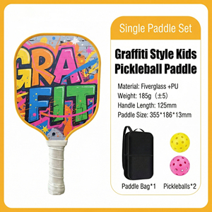 Racchetta da Pickleball Premium in Fibra di Vetro per Bambini, Spessore 13mm, Manico Piccolo, per Allenamento Professionale e Intrattenimento Junior - Product Image 3