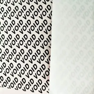 Bảo hành tùy chỉnh không thấm nước an ninh con dấu nhãn dán nhãn con dấu giả mạo làm mất hiệu lực nhãn Sticker - Product Image 4