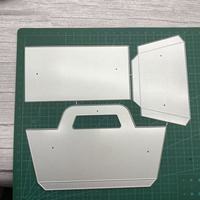Lot de 3 pochoirs métalliques pour gaufrage et découpe, idéaux pour le scrapbooking, la création de cartes et la décoration artisanale d'albums photo