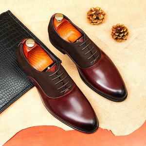 Chaussures classiques pour hommes en cuir véritable de haute qualité, grande taille, imperméables, avec amorti, désodorisantes et antidérapantes pour l'hiver et l'automne - Product Image 1