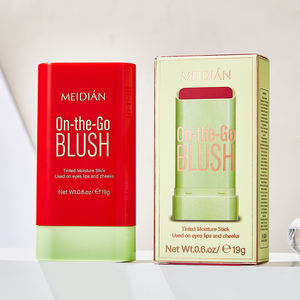 Venta al por mayor colorete personalizado multiuso maquillaje <span class=keywords><strong>Rubor</strong></span> rojo mejilla crema impermeable colorete palo OEM de larga duración colorete - Product Image 1