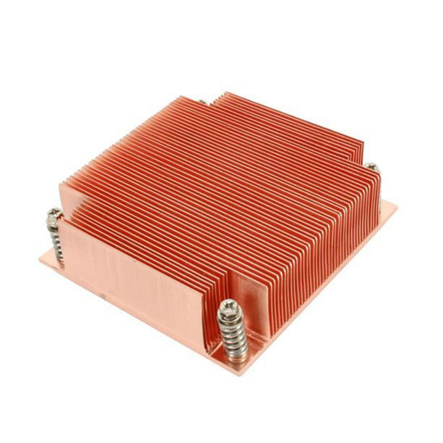 Custom Cpu Machine Heat Dissipation Heat Sink Extruded Copper Skived Fin Heat Sink for Project
