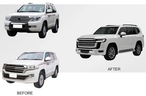 Nouveau produit FJ200 mise à niveau vers LC300 <span class=keywords><strong>2022</strong></span> kit de carrosserie de lifting de pare-chocs de voiture pour <span class=keywords><strong>Land</strong></span> <span class=keywords><strong>Cruiser</strong></span> LC200 FJ200 2008-2020 - Product Image 2