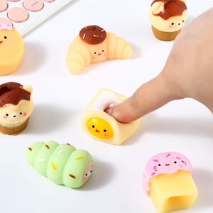 Hot Selling Mini Mochi Squishy Cute Food-Style Creative Decompression Simulation Trick <b>Squeeze</b> Toys for Kids Boys and Girls - Product Image 3