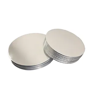 Disco de placa circular de aluminio para cocinas, disco de aluminio blanco de 40mm