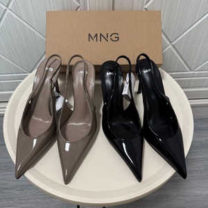 MNG <span class=keywords><strong>Décolleté</strong></span> da Donna con <span class=keywords><strong>Tacco</strong></span> Alto 2026 Nuovo Arrivo Tomaia Sintetica Punta Affusolata Elegante con Punta Aperta Chiusura con Fascia Elastica Super Alta - Product Image 1