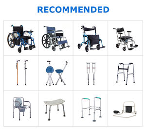 医療リハビリテーション療法用品 格安 中古車椅子 折りたたみ式 運搬用手動車椅子 - Product Image 6