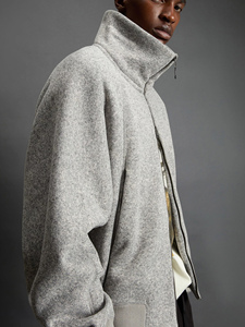 <span class=keywords><strong>Felpa</strong></span> da uomo personalizzata bidirezionale con cerniera integrale con colletto rialzato <span class=keywords><strong>felpa</strong></span> con cerniera con <span class=keywords><strong>tasche</strong></span> diagonali <span class=keywords><strong>felpa</strong></span> da uomo - Product Image 4