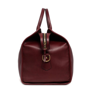 Sac de voyage unisexe en cuir classique léger avec logo personnalisé, poignée durable et doublure en polyester imperméable – Vente en gros - Product Image 4