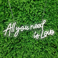 Dropshipping Free Design Custom Happily Ever After Enseigne au néon Led personnalisée avec lumière au néon pour chambre à coucher, fête d'anniversaire, maison