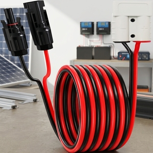 Kabel Adaptor SB50 Style 50A ke Solar MC 4, 6AWG 10AWG, Heavy Duty, untuk Panel Surya ke Pengisian Baterai, 1m - Product Image 1