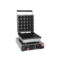 Mini Gaufrier Électrique Professionnel 25 Trous en Acier Inoxydable