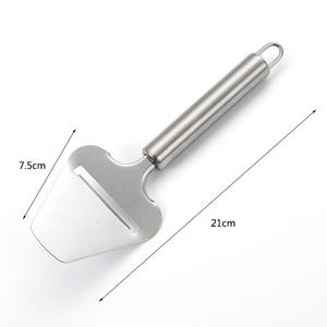 Trancheuse à <span class=keywords><strong>fromage</strong></span> manuelle en acier inoxydable - Poignée en bois durable - Multifonctionnelle pour tous types de fromages - Product Image 2