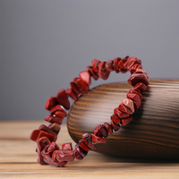 Bracelet en pierre à puce irrégulière de style vintage et religieux en gros d'usine pour femmes et hommes pour la fête de mariage et le cadeau