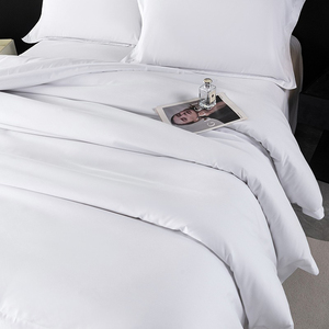 Juego de Ropa de Cama de 4 Piezas de Algodón Blanco de 5 Estrellas, Estilo Europeo, 400 Hilos, con Costuras Antibacterianas, para un Confort Suave y Acogedor - Product Image 5