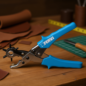 เครื่องเจาะหนัง Fervi แบบเสริมแรง ขนาด 120 มม. สำหรับงานฝีมือ - Product Image 3