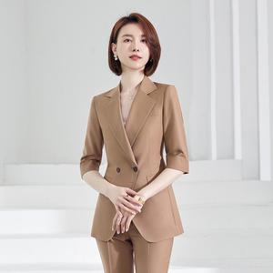 Damen Slim Office Wear Abend anzug Modische Hosen Anzug von Factory <span class=keywords><strong>Business</strong></span> Damen anzug Sets - Product Image 3
