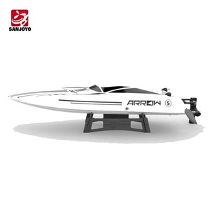 UDI005 เรือแข่ง RC ความเร็วสูง มอเตอร์ไร้แปรงถ่าน สีขาว ใช้แบตเตอรี่ AA 4 ก้อน รีโมทคอนโทรล ระยะไกลสูงสุด 150 เมตร - Product Image 2