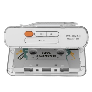 Registratore a <span class=keywords><strong>Cassette</strong></span> BT Personalizzato ODM OEM, <span class=keywords><strong>Lettore</strong></span> di Nastri <span class=keywords><strong>Stereo</strong></span> Walkman <span class=keywords><strong>con</strong></span> Batteria Ricaricabile - Product Image 1