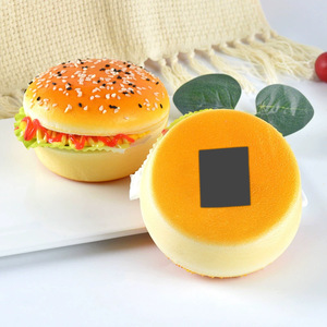 Modèle de pain à hamburger en PU, jouet alimentaire, aimant de réfrigérateur, accessoire de photographie, présentoir de vitrine de boulangerie. - Product Image 4