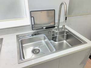 Évier de cuisine multifonctionnel en acier inoxydable 304 à surface brossée Évier de cuisine de qualité supérieure - Product Image 4