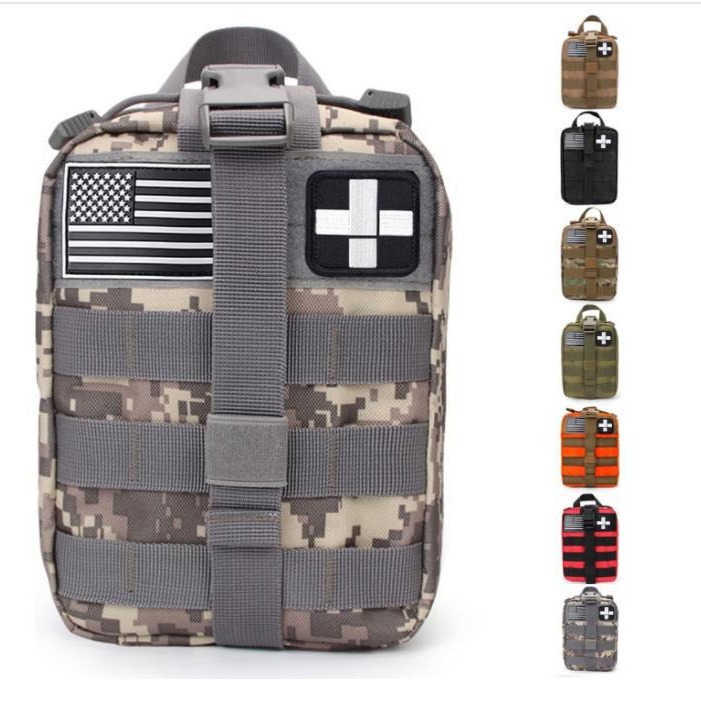 2025 NEW Tactical Medical Accessory Kit Tactical Waist Bag Camouflage Multi-functional Outdoor Mountain Climbing Life-saving Kit