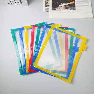 8 Tab rõ ràng nhựa tập tin chèn chất kết dính 3 vòng nhiều màu <span class=keywords><strong>A5</strong></span> chia thư mục <span class=keywords><strong>poly</strong></span> cho tài liệu PP chất liệu - Product Image 2