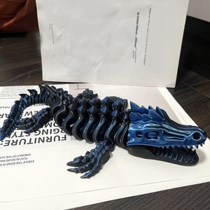 Modèle d'impression 3D de <span class=keywords><strong>Mosasaurus</strong></span>, simulation de dinosaure, décoration animale, en plastique écologique, <span class=keywords><strong>taille</strong></span> moyenne, portable - Product Image 3