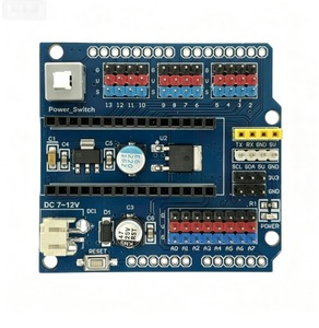 Carte d'extension IO Arduino Nano I2C UART SPI Sensor Shield 3.3V 5V Module d'interface servo Robotique DIY Électronique Prototypage - Product Image 1