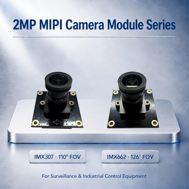 OEM 2MP CMOS MIPI Dual Sensor Camera Module IMX307/IMX662 1080P Low Distortion 110/126 FOV Customized Solutions for Security