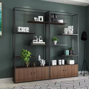 Étagère murale moderne multi-niveaux en mélamine et métal pour la présentation de produits cosmétiques, personnalisée pour les boutiques de marques de soins de la peau - Product Image 2