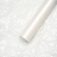 OEM Lavande Pâte de Bambou Coton Nacré Papier d'emballage Enduit PE pour Fleurs Gâteaux Doublure Boulangerie Fleuristes