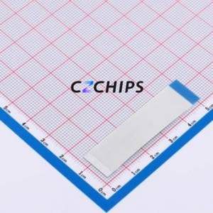 FFC-0.5-24P-50mm-B FFC Cable (Flexible Flat Cable) P=0.5mm Connector 24P 0.5mm 0.3mm Reverse - Product Image 2