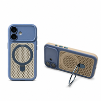 Coque de téléphone à dissipation thermique 2026 pour iPhone 16 Pro Max, coque robuste pour iPhone 17 Series avec protection d'écran et support