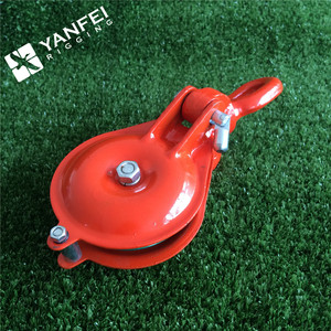 Ybo 유형의 오렌지 페인트 와이어 로프 풀리 스내치 블록 - Product Image 2