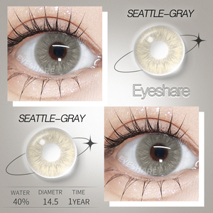 <span class=keywords><strong>Lentilles</strong></span> <span class=keywords><strong>de</strong></span> <span class=keywords><strong>contact</strong></span> colorées SEATTLE Radiant 14,5 mm 40 % d'eau jetables <span class=keywords><strong>annuelles</strong></span> CE ISO13485 pour des yeux magnifiques - Product Image 4