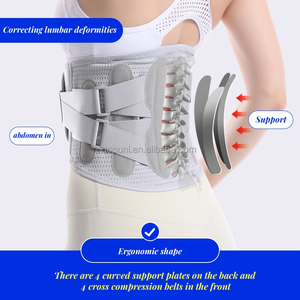 Venta al por mayor de fábrica, Protector <span class=keywords><strong>Lumbar</strong></span> ajustable de neopreno, soporte de cintura, seguridad para Fitness, equipo de espalda baja para prevenir el dolor de columna - Product Image 3