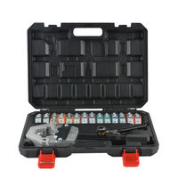 FS-7842 Portable Tuyau Hydraulique Manuel Sertissage Machine Kit 8t Presse Hydraulique Automobile Climatisation Réparation Outil De Sertissage