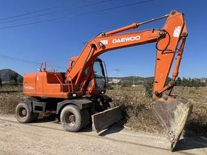 Escavadeira Daewoo 130W usada escavadeira de rodas de alta qualidade e baixo preço - Product Image 2