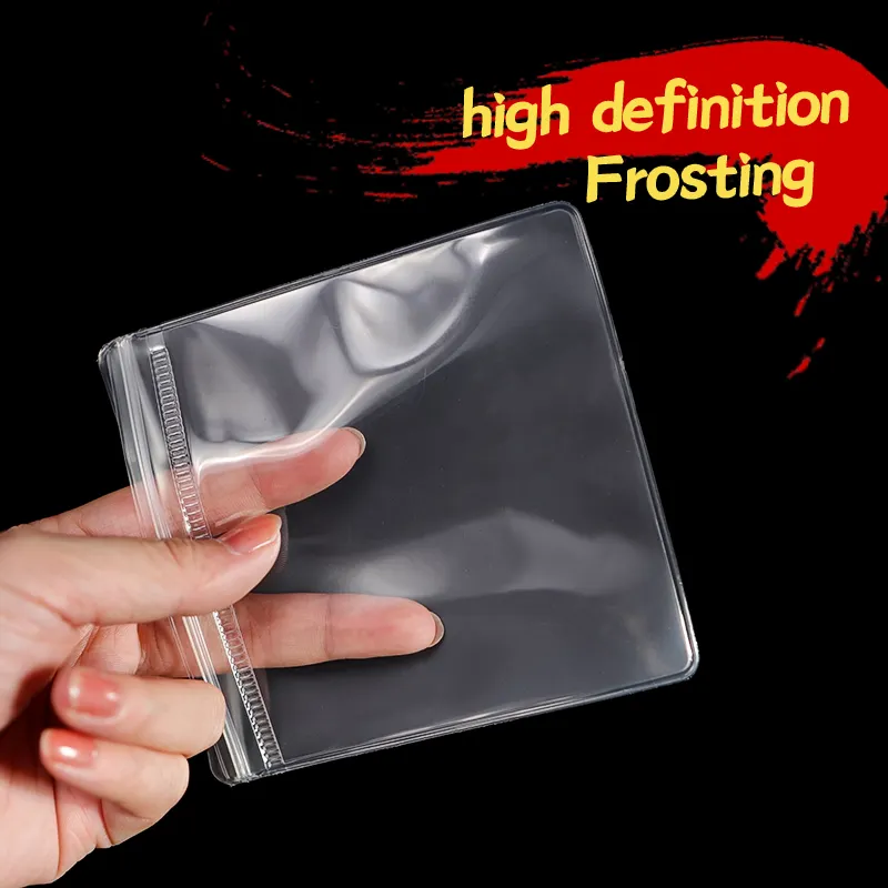 Free design available zipper pouch wholesales size frosted zipper bag for jewelry bags with logo custom size