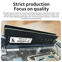 Mémoire RAM DDR4 ECC 16 Go de haute qualité 3200 MHz Modèle 3200 Vente directe usine Options 8 Go/16 Go/32 Go en stock pour ordinateur de bureau