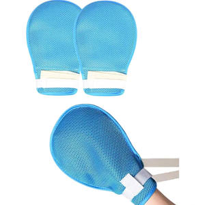 Factory Dementia Restraint Gloves Safety Control Anti Scratch <b>Mitts</b> Elderly Alzheimer's Safety Anti-Extraction Restraint Gloves - Product Image 1