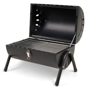 Parrilla Portátil Compacta de Acero Inoxidable para Patio y Camping, Estufa de Camping para Reuniones Familiares, Combustible de Carbón - Product Image 1